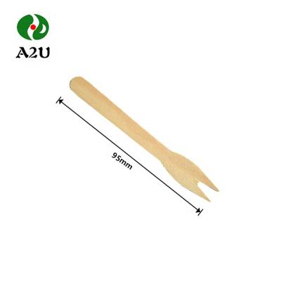 China Disposable Chips Wooden Chip Fruit Forks Factory Custom Biodegradable Disposable for sale