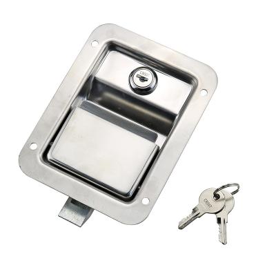 China MS858B MS858B Good Quality Truck Accessories Tool Box Lock 304 Stainless Steel Container Door Lock Mirror-Polished for sale