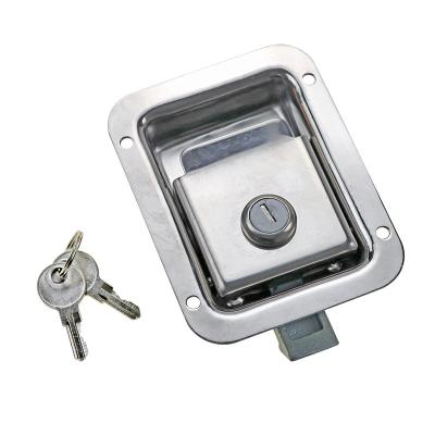 China MS858A 304 Stainless Steel Industrial Recessed Door Lock Vehicles Cabinets Toolboxes Special Panel Lock for sale