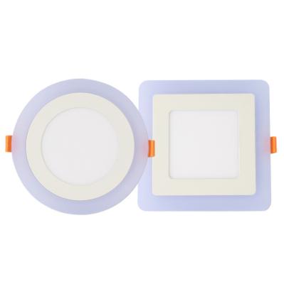 China Surface Mounted 3+3W 6+3W 12+4W 18+6W Two Colors Led Panel Light for sale