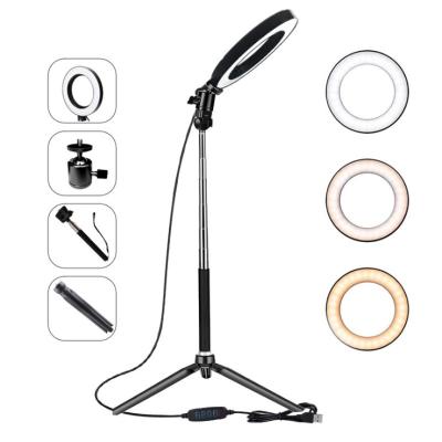 China Special Scenarios Tripod Stand Up Dimmable Led Rings Light for sale