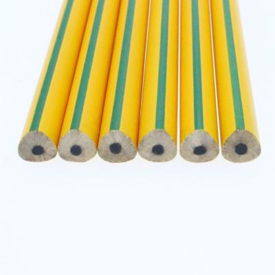 China Sour Lead Easy To Sharpen OEM Brand Standard Size HB Wooden Graphite Pencil With Logo for sale