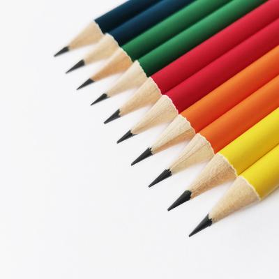 China office & School Pencil School Supplies Standard Size Poplar Wood Around HB Pencil With Rubber For Office And School for sale