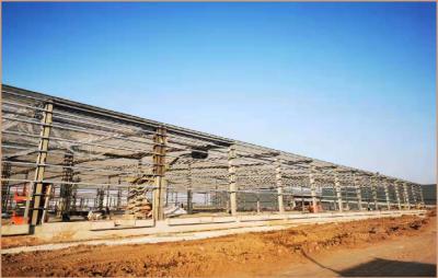 China Impact Resistant Prefab Steel Warehouse Buildings With Fire And Water Resistance for sale