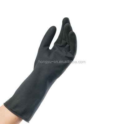 China Breathable Hot Selling Black Industrial Rubber Gloves Or Latex Gloves Womens Working Gloves for sale