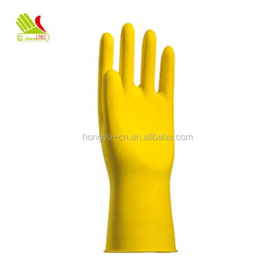 China 40g China Lightweight Yellow Latex Gloves And Rubber Dipped Gloves for sale