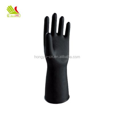 China Non DBP Neoprene Industrial Fashion Black Builders Gloves for sale