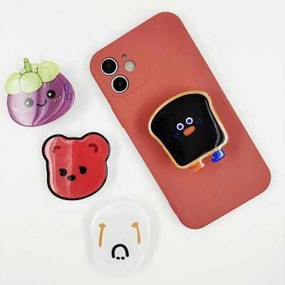 China Adjustable Size Factory Price Acrylic Pop Out Free Custom Graphic Phone Grips Cartoon Anime Phone Grips Sublimation for sale