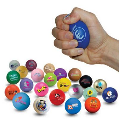 China Waterproof PU Foam Custom Stress Ball With Logo Printing Promotional Stress Ball for sale