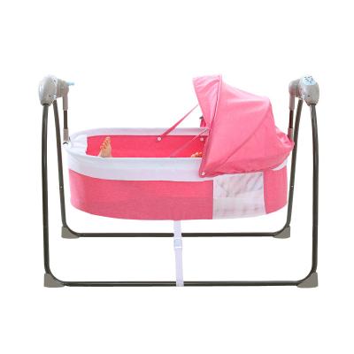 China WESHIONS 2020 Latest Baby Basket Reasonable Price Product 0-11Kg Load Chain Contemporary Sensitive Baby Cradle Swing Bed With Music For Baby for sale