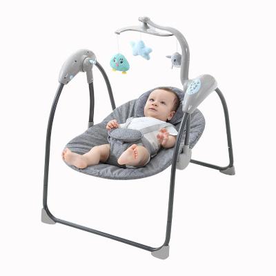 China 2021 contemporary new design Amazon CIS WISH hot selling items infant rocker children electric rocking chair new smart electric baby swing cradle for sale