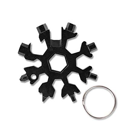 China Outdoor Camping Increasing Snowflake Moving Multi Tool Bewitch Key Tools EDC Mini Multi Tools Multifunctional Bottle Opener for sale