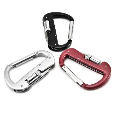 China Funcational Stainless Steel Multi Multi Tool With Carabiner Knife Pocket Multi Tool for sale