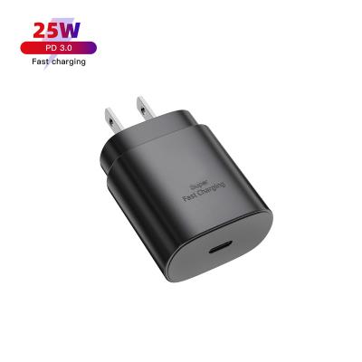 China Hot Selling Mobile Phone For Samsung 25W Charger PD Fast Charger, 25 Adapter, USB-C Power Fast Charger for sale