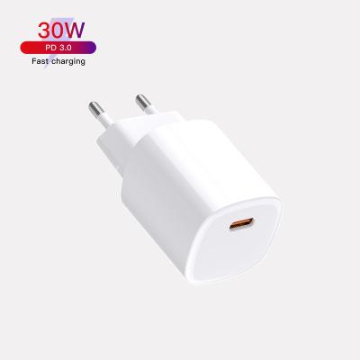 China 30W USB Smart Mobile Phone Charger Power Adapter Travel Charger PD 3.0 Super Fast Charger for sale