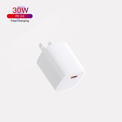 China 30W USB Smart Mobile Phone Charger Power Adapter Travel Charger PD 3.0 Super Fast Charger for sale