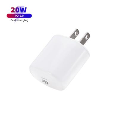 China 20W USB Smart Mobile Phone Charger Power Adapter Travel Charger Palladium 3.0 Cell Phone Super Fast Charger for sale