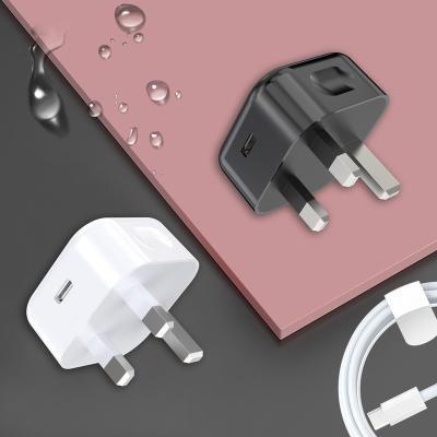 China Mobile Phone PD 18W Usb Power Adapter Type C QC 3.0 Fast Charger Wall Charger With Cable For Mobile Phone for sale