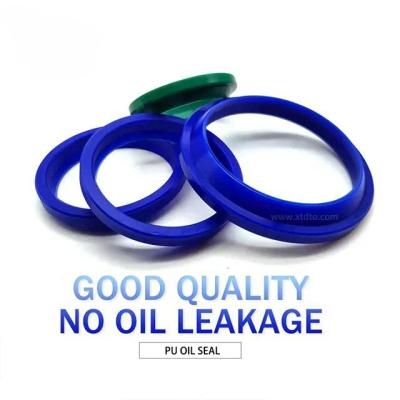 China PU Hydraulic Rod Seals Custom Compound Polyurethane Material Piston Rod Seals for sale