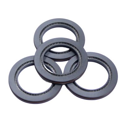 China Carbon Filled PTFE Loaded Lip Seals Spring Energized C Seal Manufacturer for sale