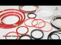 PTFE / NBR Hydraulic Piston Seals Ring Elastomer Extrusion Resistant