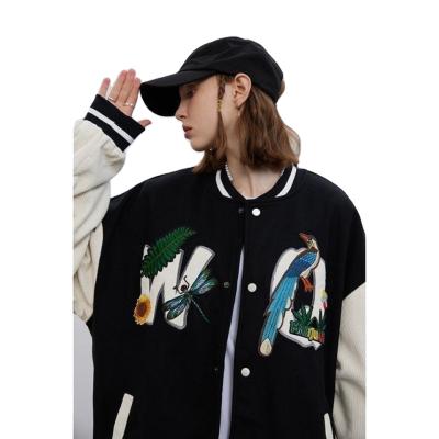 China 2021 viable new spring and autumn anorak jacket for men and women loose fashion hooded ladies plus size baseball uniform jacket for sale