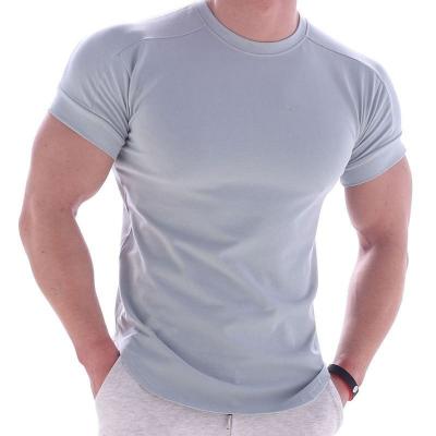 China Brothers New QUICK DRY Round Neck Muscle Aesthetics Slim Breathable Sports Fitness Running T-shirt for sale