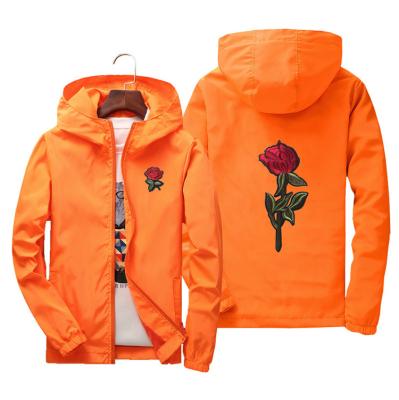 China 2021 new couple and autumn zipper spring fashion Harrington jacket clothing waterproof casual hooded bomber jacket for sale