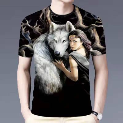 China 3D Anti-Shrink Printing Harajuku All-match T-shirt Men And Women Movie Characters Summer Casual Daily Couples O-neck Short Sleeve for sale