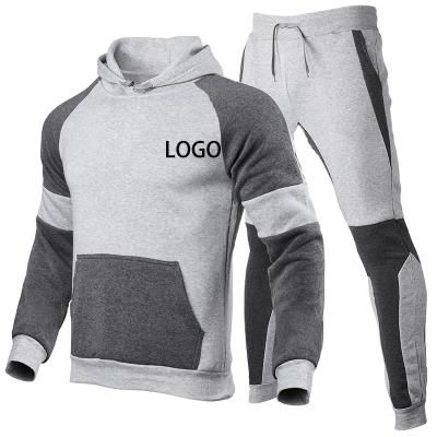 China Viable Mens Sportswear Zipper Hoodie and Pants 2 Piece Suit Loungewear Wear Fitness Sweater Jogging Cardigan for sale