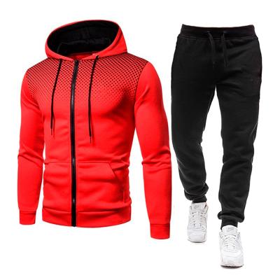 China Foreign Trade New Hot Spring Sports Men's Sportswear Warm Sweater Hoodie Suit for sale