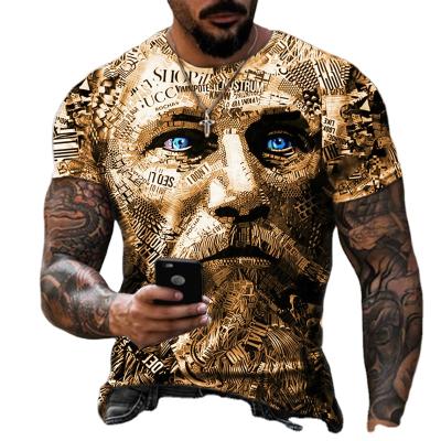 China 2021 New Hot Selling Men's T-shirt Gentleman Style Design Summer Fashion Hip Hop QUICK DRY Plus Size 3D Shorts Sleeve for sale