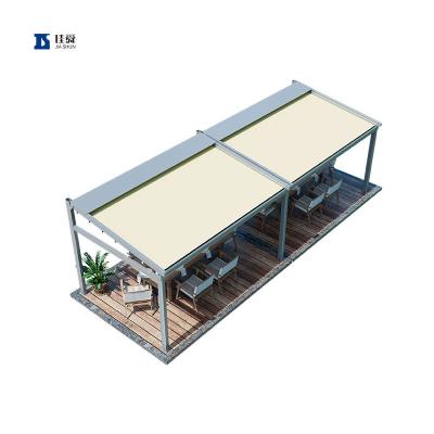 China Professionally Manufactured Viable Outdoor Pergola Aluminum Motorized Bioclimatic Luxury Aluminum Pergola Gazebo for sale