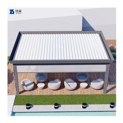 China Factory Price Aluminum Pergola Systems Easily Assembled Louvered Motorized Pergola Aluminum for sale