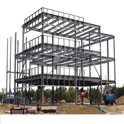 China Prefab Warehouse Construction / Office Building 2 Floor Steel Structure Prefab Warehouse for sale