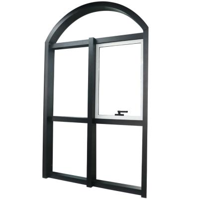 China Tent window American arched curved window aluminum alloy wall sliding window window customization factory direct sales for sale