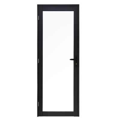 China High Quality Magnetic Screen Quality Contemporary Door Lock Black Interior Door 5 Years Warranty Set Door Glass Swing for sale