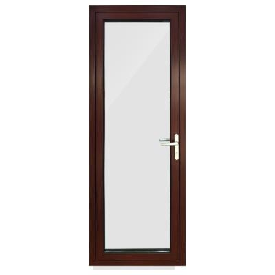 China Magnetic Screen Deck Aluminum Alloy Living Room Balcony Door Soundproofing Tempered Glass Broken Swing Door for sale