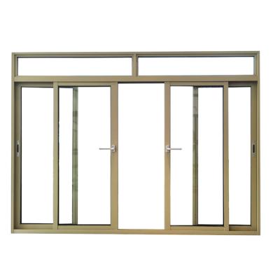 China Sliding balcony high quality broken deck kitchen double door screen factory direct sales tempered glass aluminum door for sale