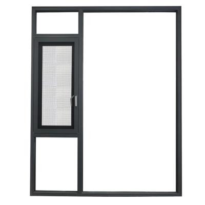 China Swing  Screen Window Screen Integrated Casement Window Classic Anti-Theft Window Bedroom Soundproofing Glass Sealed Balcony Windows for sale