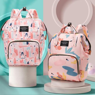 China Parent-child Travel Oxford Cloth + Polyester Designer Double Shoulder Mommy Outdoor Bag Anti-theft for sale