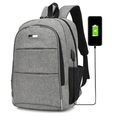 China With USB Business Laptop Backpack Classic Waterproof Travel Causal Students Bag For Teenagers for sale