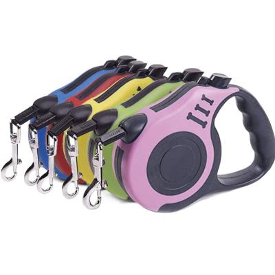 China Colorful Pet Leash 3m/5m Wholesale Retractable Dog Leash Good Quality Colorful Pet Leash for sale