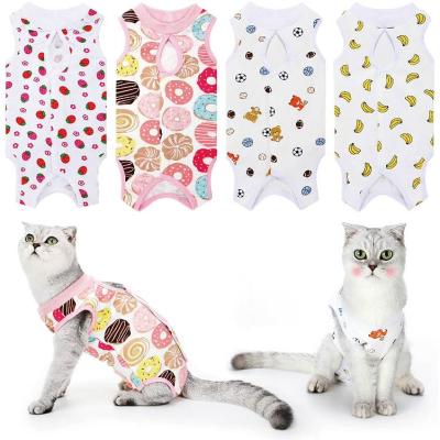 China 2021 Hot Sale Viable Cat Postoperative Clothes Pet Surgery Recovery Suit Cat Spring Autumn Sterilization Clothes Pet Clothing for sale