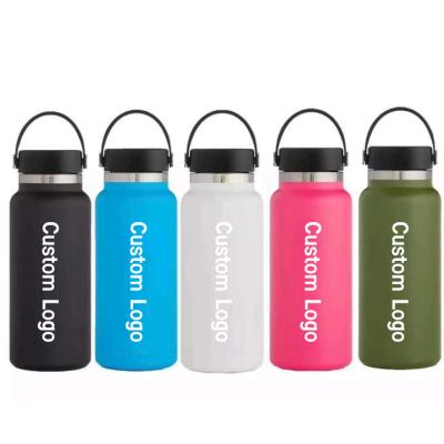 China High Quality PORTABLE Hydroflask Thermos Private Label 40oz Stainless Steel Vacuum Insulated Water Bottle Flask With 12 Lids for sale