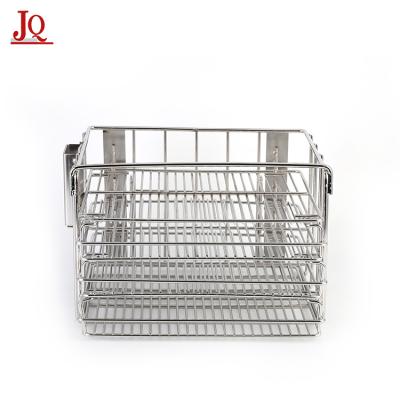 China Removable Wire Basket Frying Stocked 201 Basket Shelves For Storage for sale