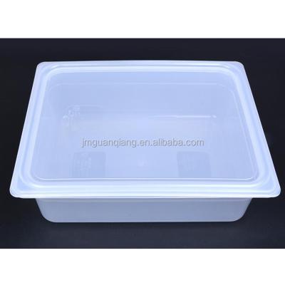 China Food Storage Containers NSF Certification 1/1 One Size PP GN Pans Polypropyene Gastronorm Food Pan for sale