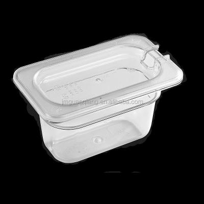 China Food Storage Containers NSF Certificated Polypropyene GN Pan Cover Food Pan Lid With Notch for sale