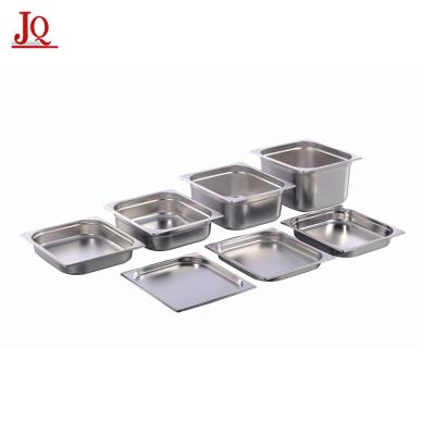 China 2/3 euro stainless steel size style anti-jamming style gastronorm pan steamer table pan food pan for sale