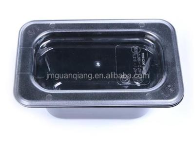 China Food grade 1/9 size restaurant polycarbonate food pan PC food storage containers for sale